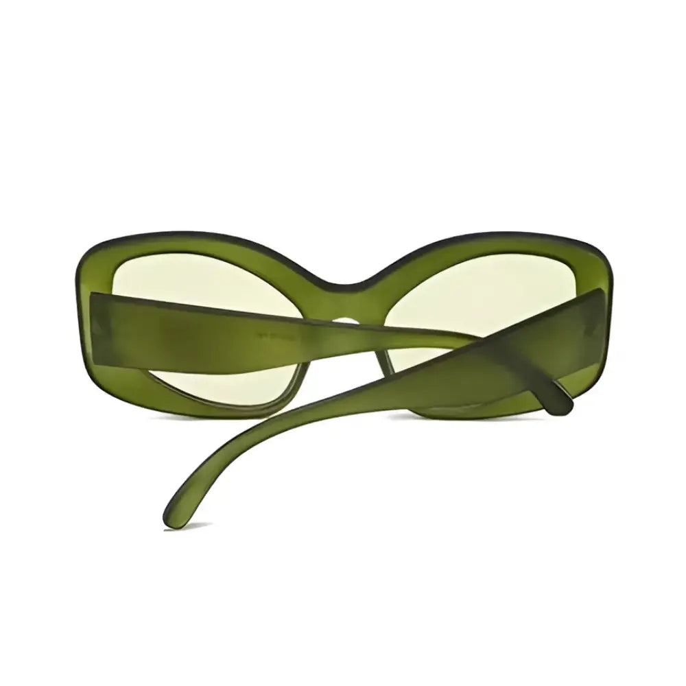 Ladies retro sunglasses green