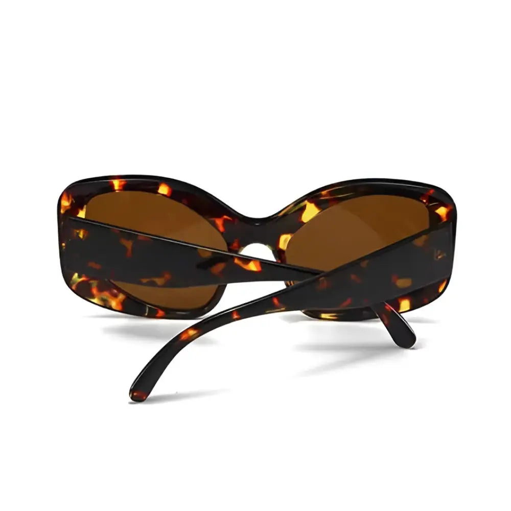 Ladies retro sunglasses leopardo