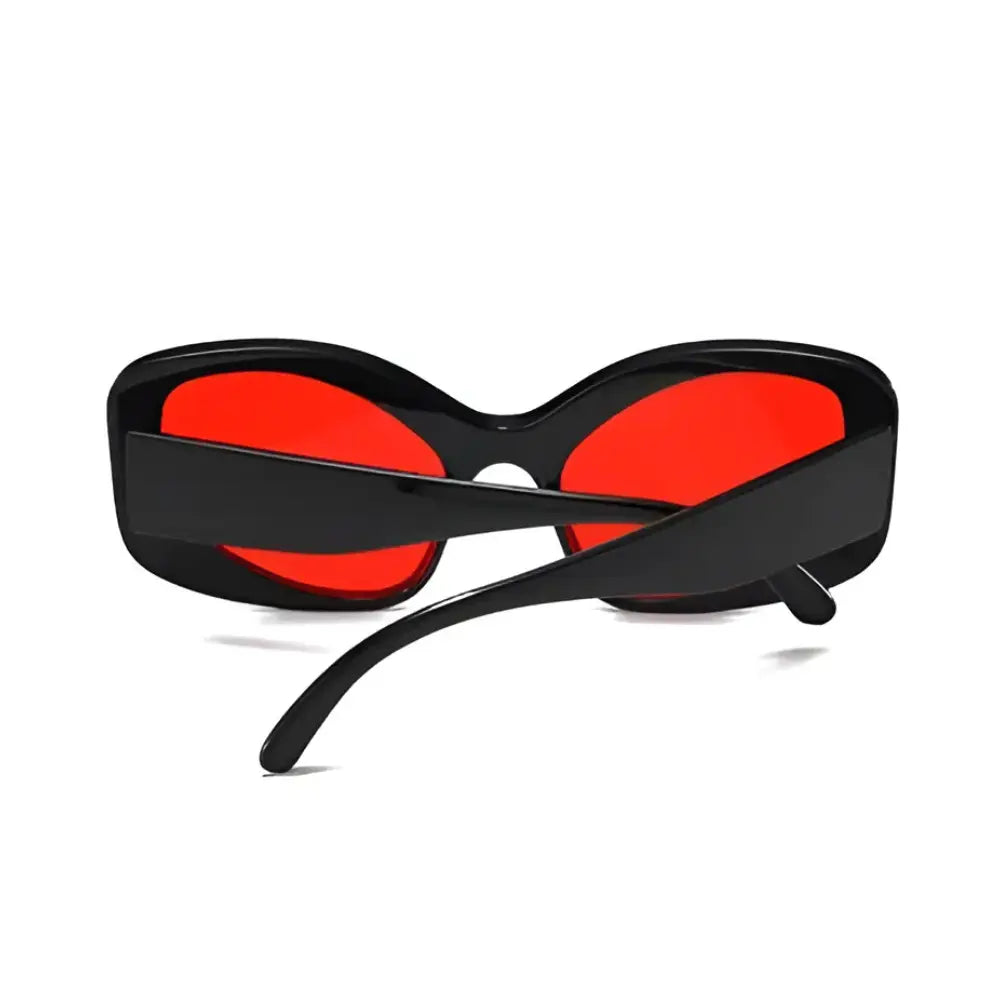 Ladies retro sunglasses red