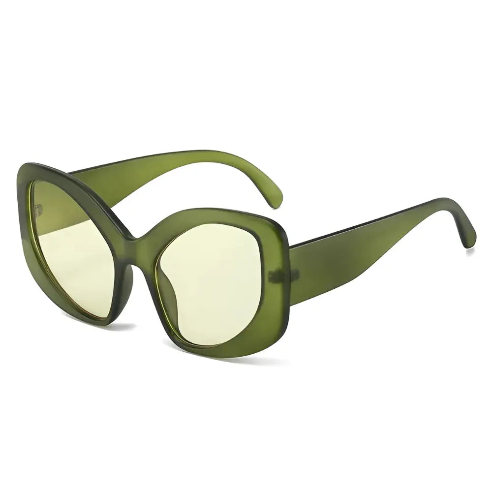 Ladies retro sunglasses verde