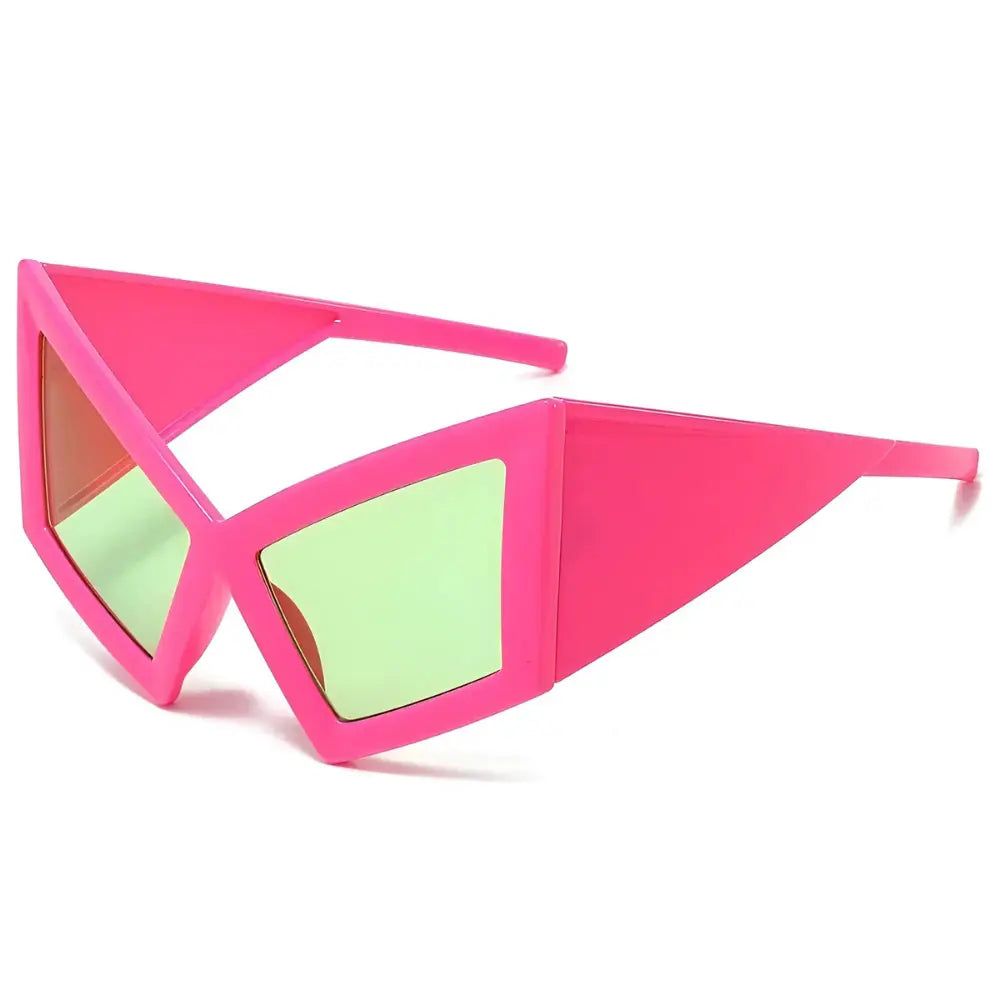 Occhiali da sole a gatto vintage pink