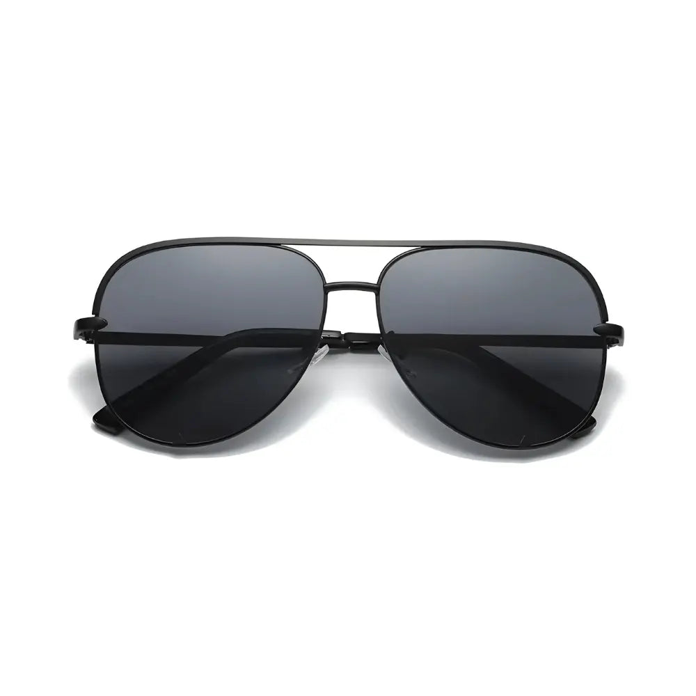 Occhiali da sole aviator vintage nera