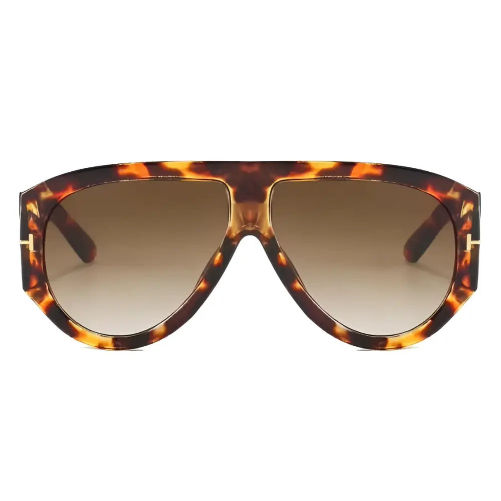 Occhiali da sole donna vintage leopard