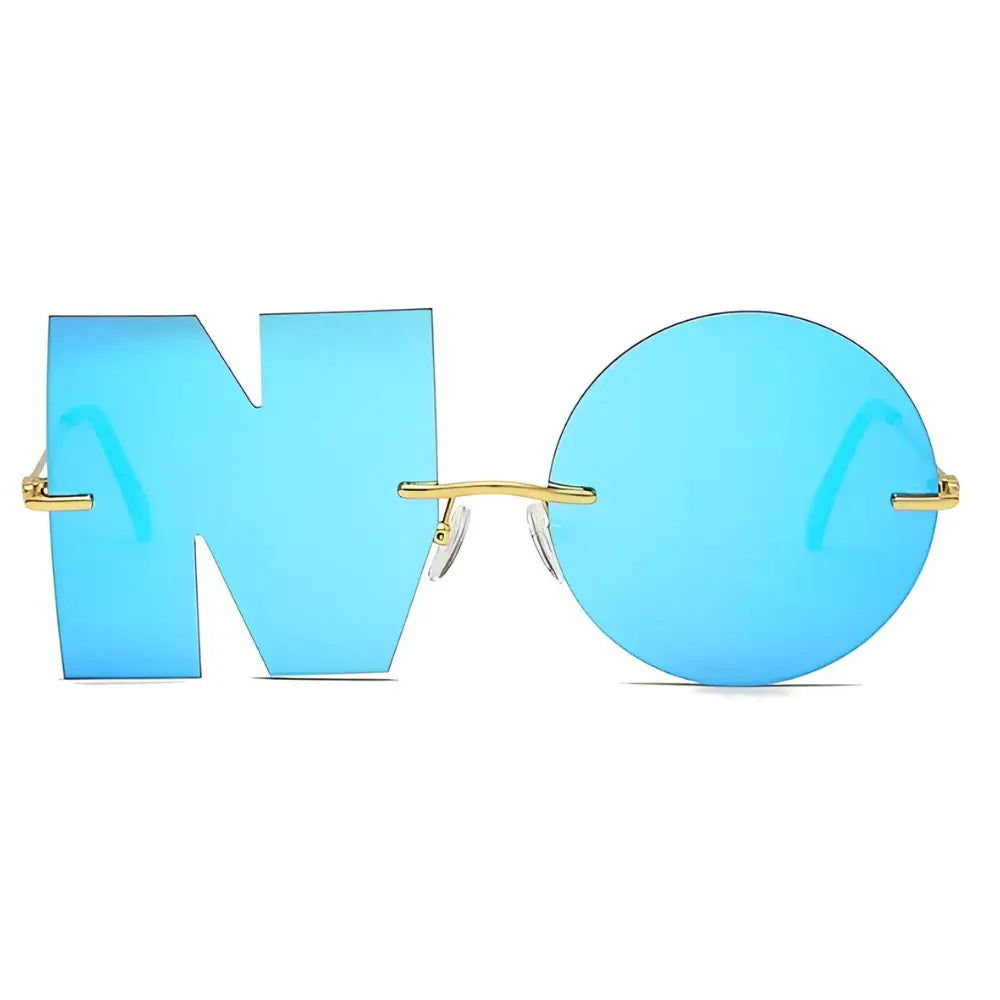 Occhiali da sole original vintage blu colore