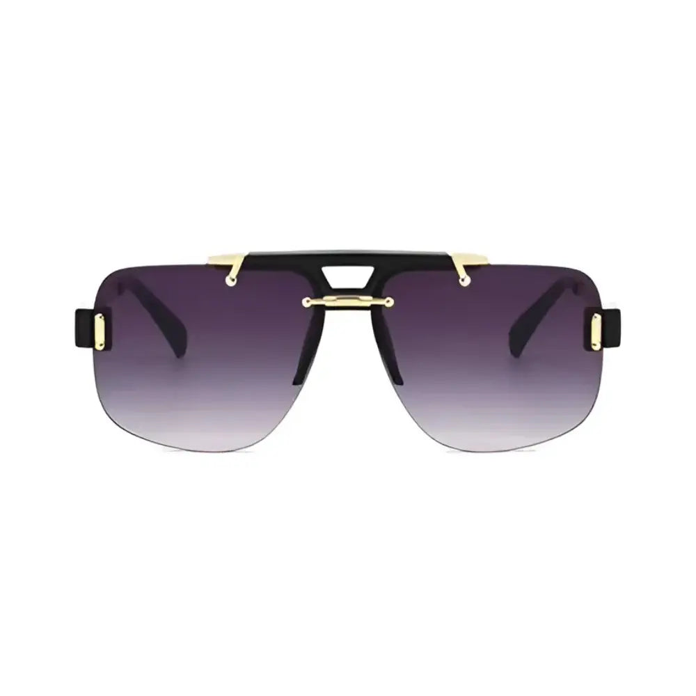 Occhiali da sole quadrati vintage purple