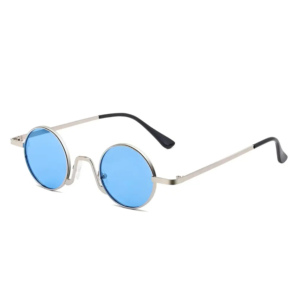 Occhiali da sole retro blu