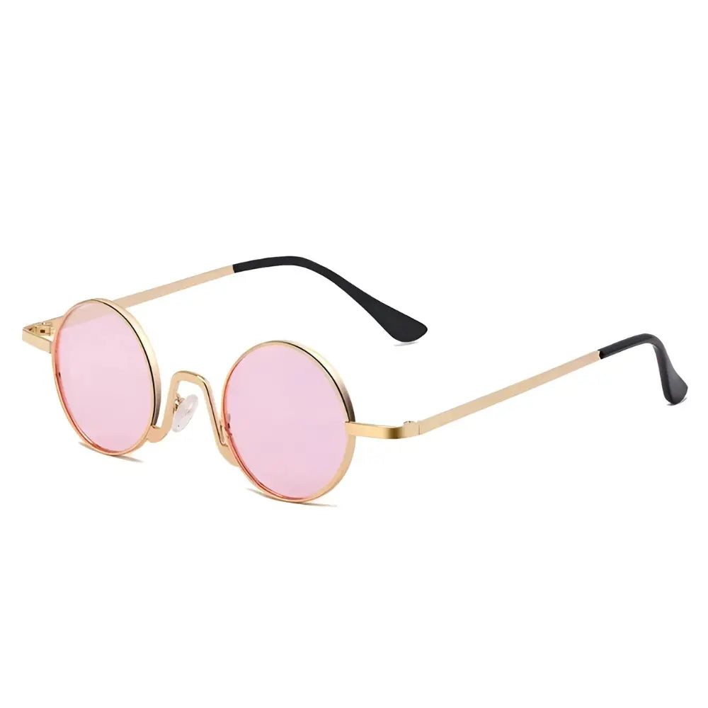 Occhiali da sole retro rosa
