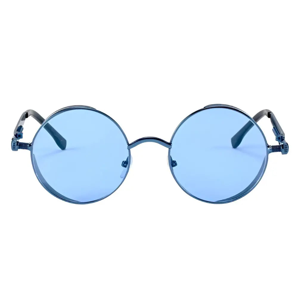 Occhiali da sole rotondi retro blue