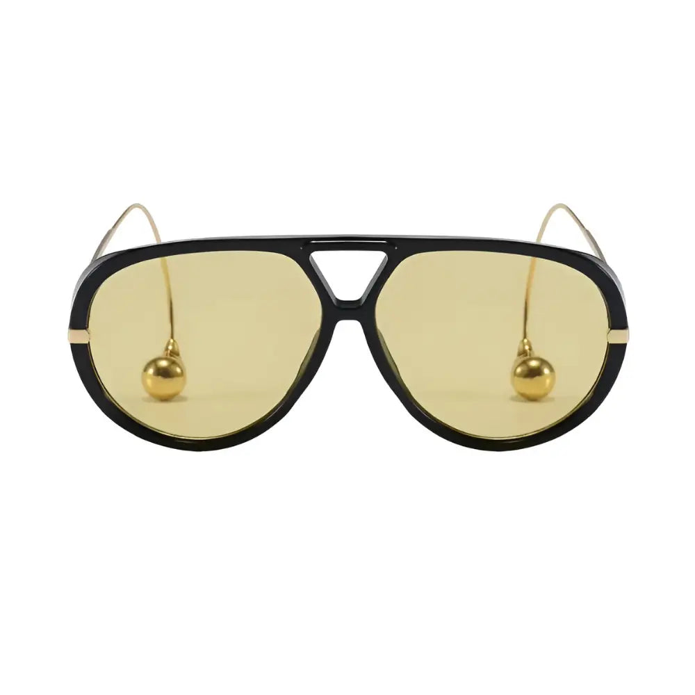 Occhiali da sole vintage donna anni '50 Yellow