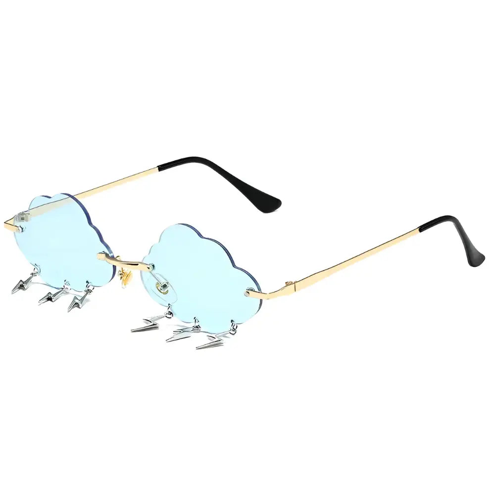 Occhiali da sole vintage donna blu