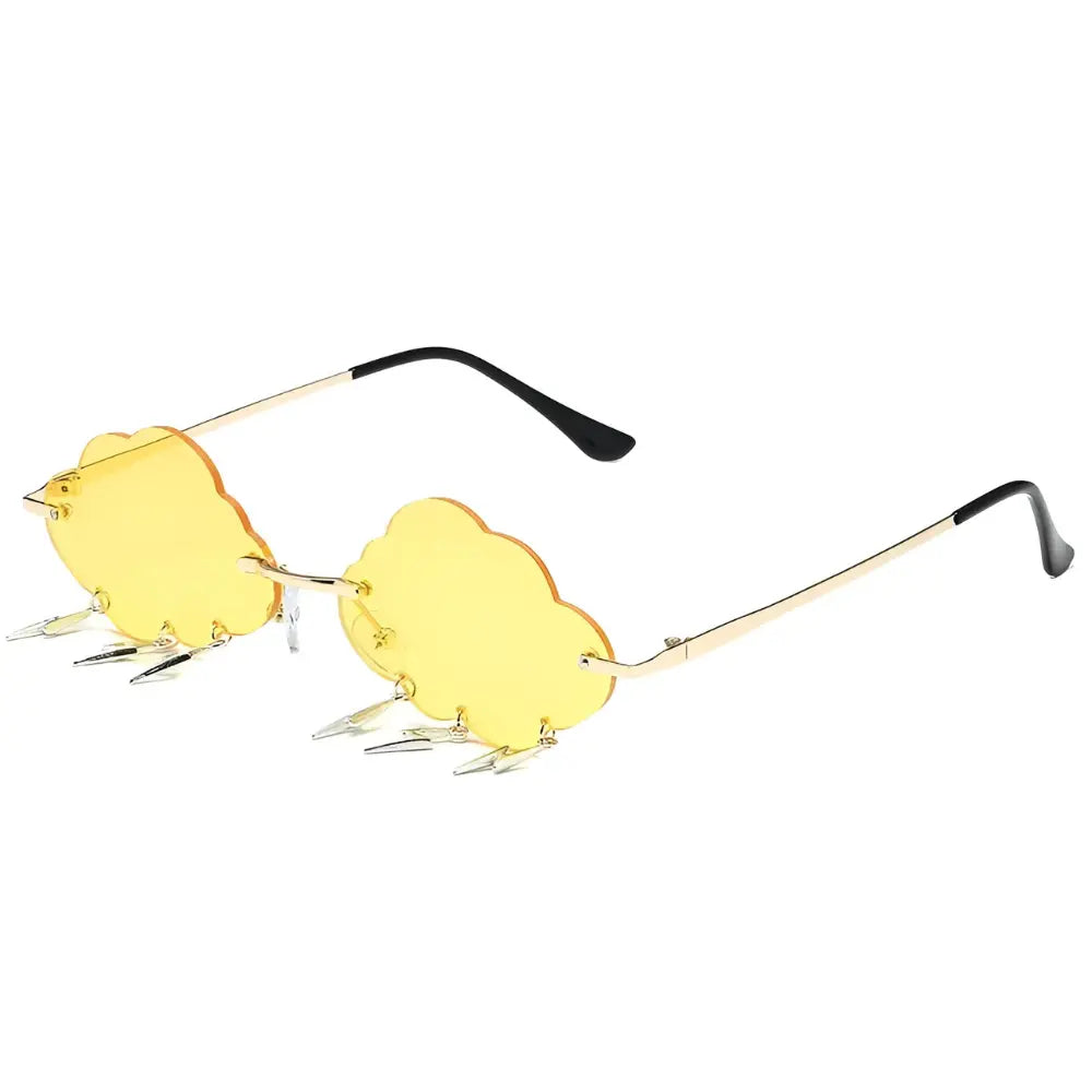 Occhiali da sole vintage donna giallo