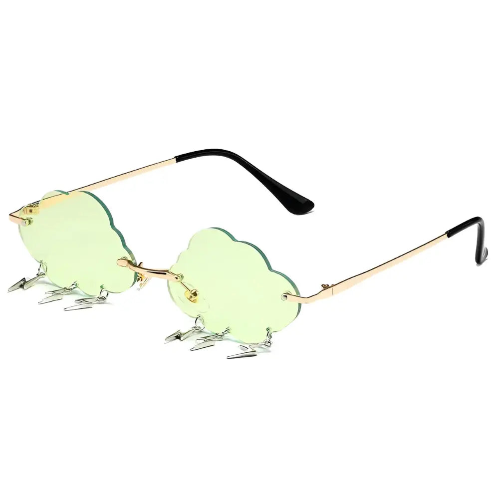 Occhiali da sole vintage donna verde