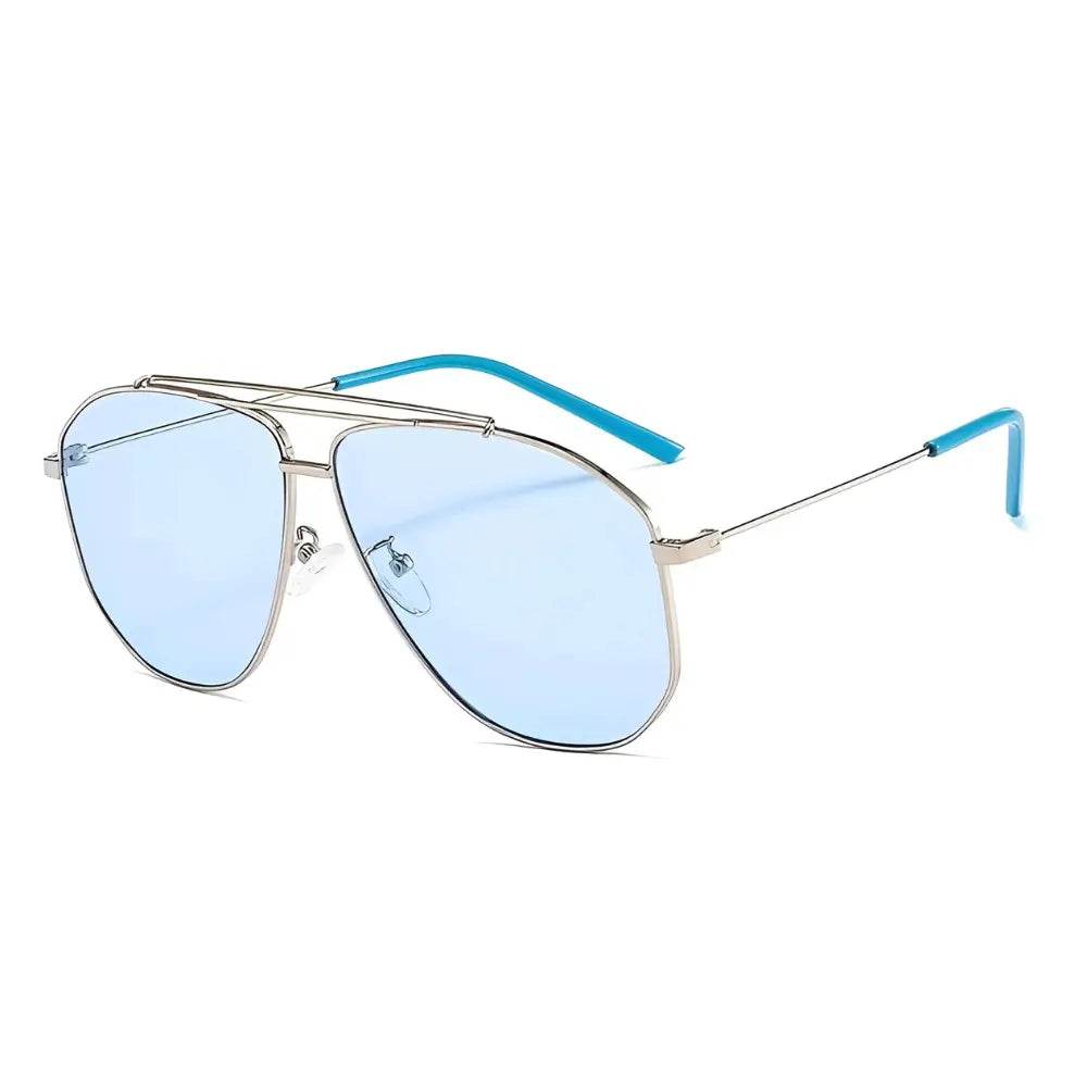 Occhiali vintage da sole donna blu