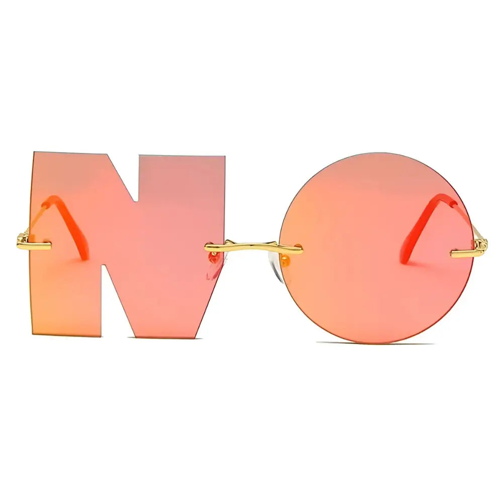 Rosso occhiali da sole original vintage rosso