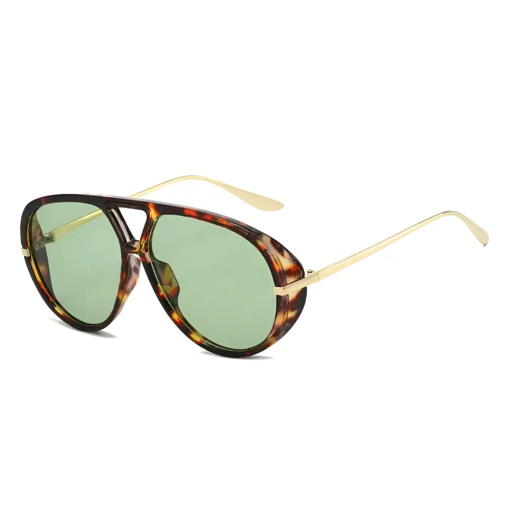 Verde vintage aviator sunglasses