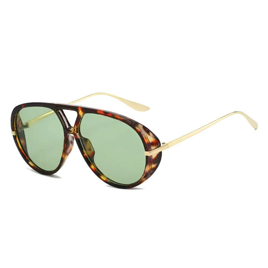 Verde vintage aviator sunglasses