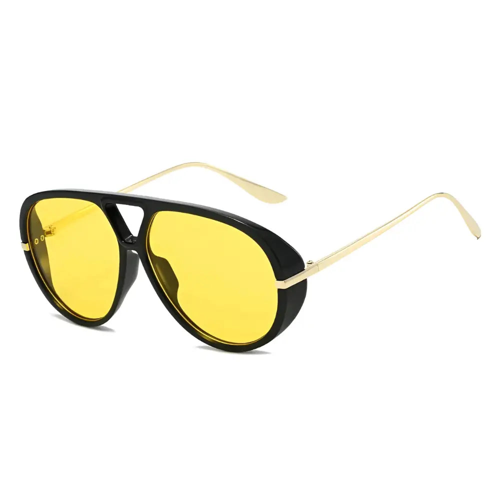 Vintage aviator sunglasses giallo