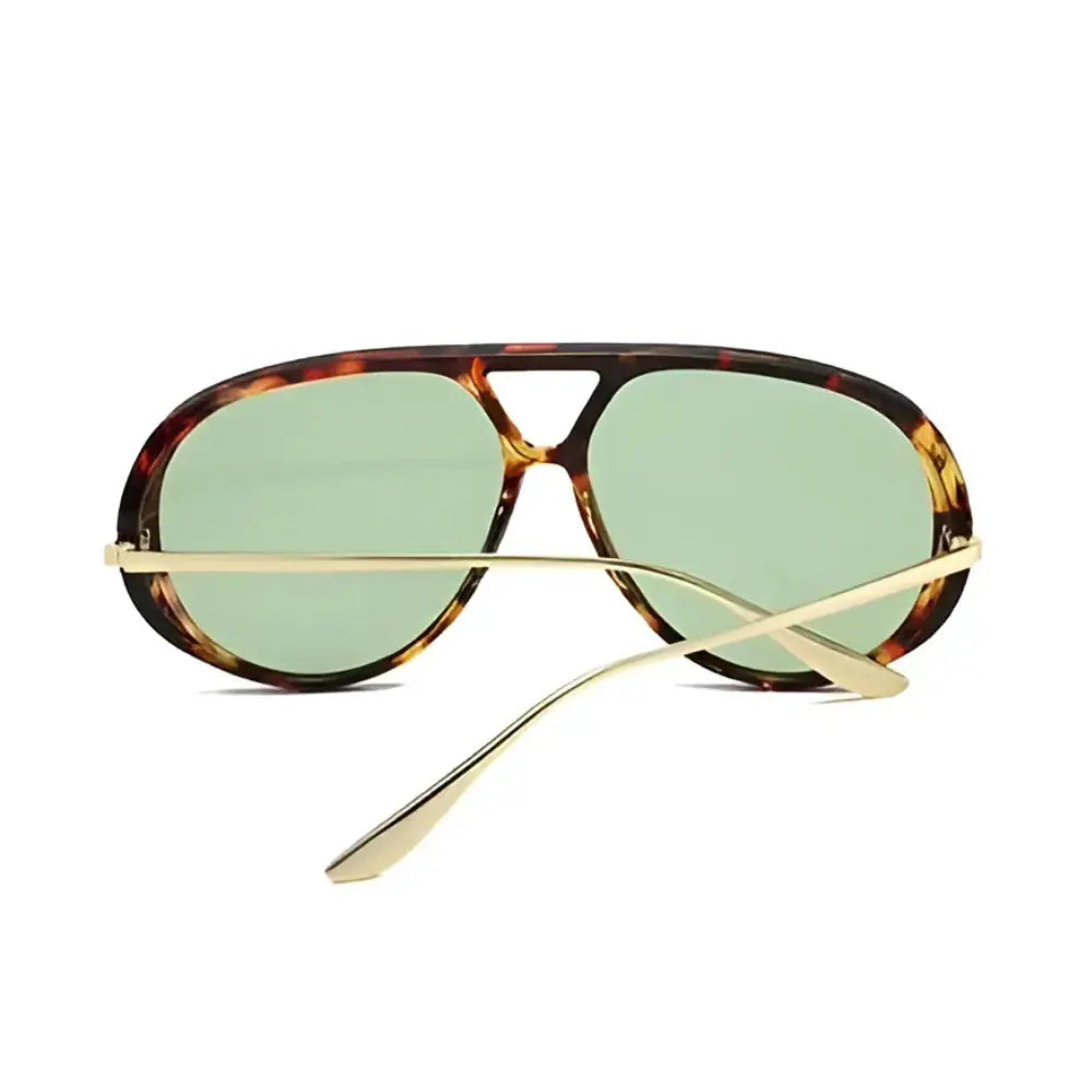 Vintage aviator sunglasses green